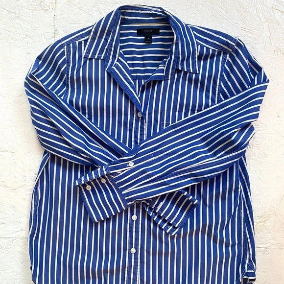 J. Crew Cotton Button Down Shirt - Picture 2 of 4